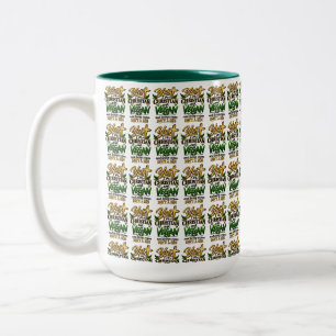 Caneca De Café Em Dois Tons Sim, sou cristão e vegano…