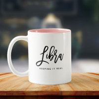 Símbolo Zodíaco Chic Script Moderno Libra Horoscop