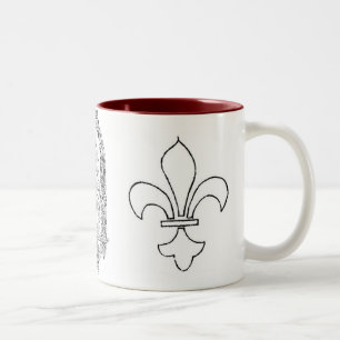 Caneca De Café Em Dois Tons Símbolos Cristãos Mug