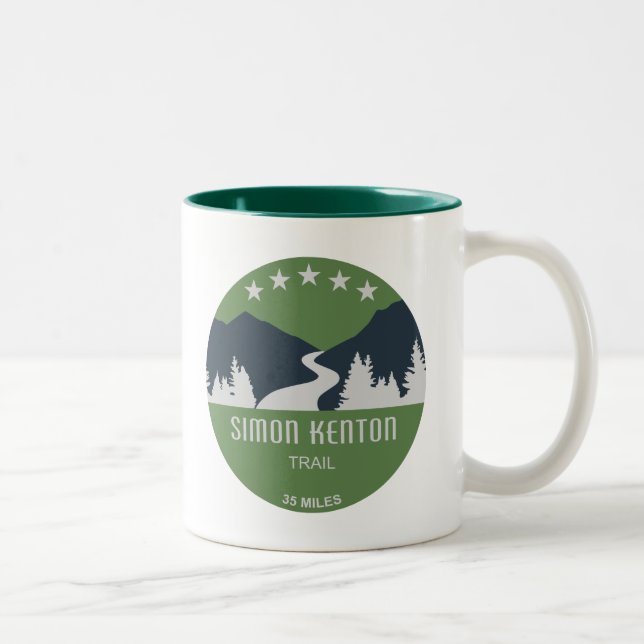Caneca De Café Em Dois Tons Simon Kenton Trail (Direita)