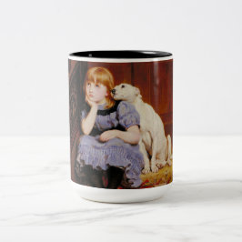 Caneca De Café Em Dois Tons Simpatia (por Briton Riviere)