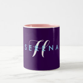 Caneca De Café Em Dois Tons Simple elegant business light beauty salon