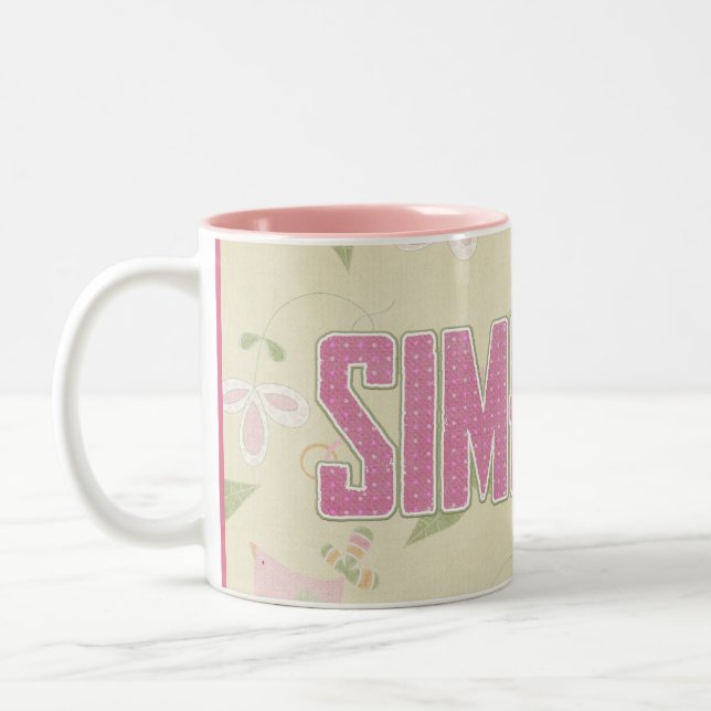Caneca De Café Em Dois Tons Simplificar (Esquerda)