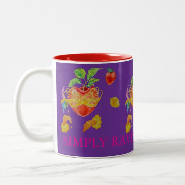 Caneca De Café Em Dois Tons Simply Ravishing Designed Mug  (Esquerda)