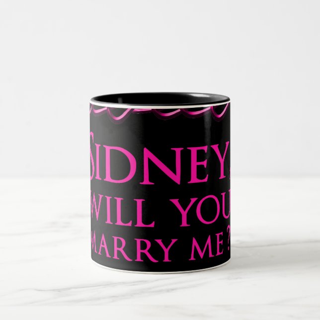 Caneca De Café Em Dois Tons Sinal de Sidney Crosby (Centro)
