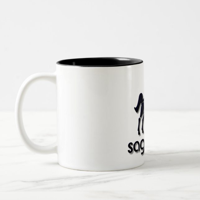 CANECA DE CAFÉ EM DOIS TONS SINAL SAGITÁRIO ZODIAC (Esquerda)
