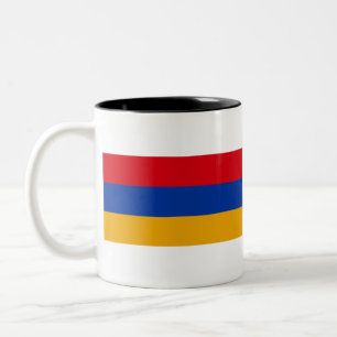 Caneca De Café Em Dois Tons Sinalizador Armênia
