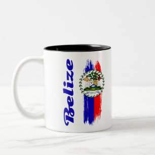 Caneca De Café Em Dois Tons Sinalizador Belize