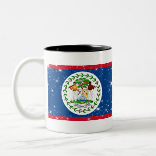 Caneca De Café Em Dois Tons Sinalizador Belize