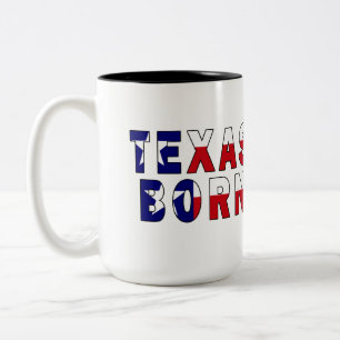 Caneca De Café Em Dois Tons Sinalizador de Nascer do Texas
