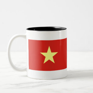Caneca De Café Em Dois Tons Sinalizador do Nam do Viet