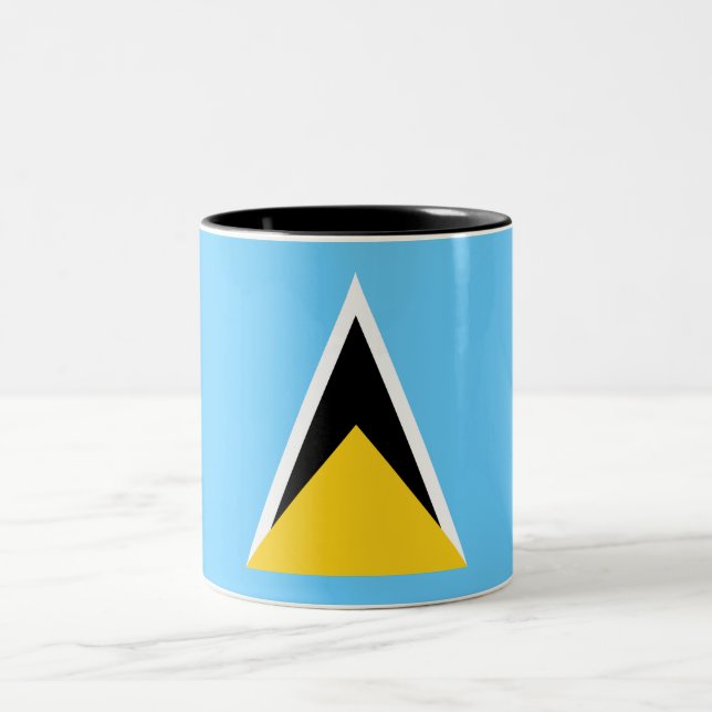 Caneca De Café Em Dois Tons Sinalizador Lúcia santo (Centro)