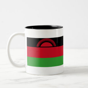 Caneca De Café Em Dois Tons Sinalizador Malawi