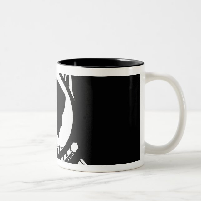 Caneca De Café Em Dois Tons Sinalizador POW-MIA (Direita)