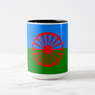 Caneca De Café Em Dois Tons Sinalizador Romani