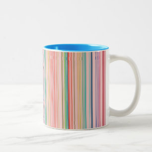 Caneca De Café Em Dois Tons Sinta-se bem em todo-o-espaço