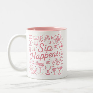 Caneca De Café Em Dois Tons Sip Acontece