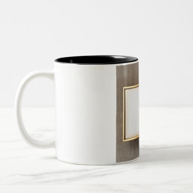 Caneca De Café Em Dois Tons Sip Mug Elegante (Esquerda)