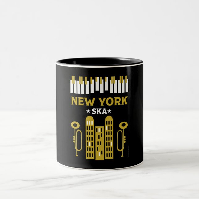 Caneca De Café Em Dois Tons Ska Jazz (Centro)