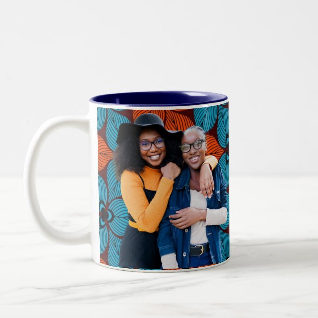 Caneca De Café Em Dois Tons SKAYMARTS | Foto: Design Impressão Mug Africano (Esquerda)