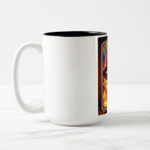 Caneca De Café Em Dois Tons Skull & Bones Rock Royalty
