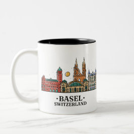 Caneca De Café Em Dois Tons skylinebasel-design
