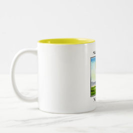 Caneca De Café Em Dois Tons Skyward Sobre Albuquerque