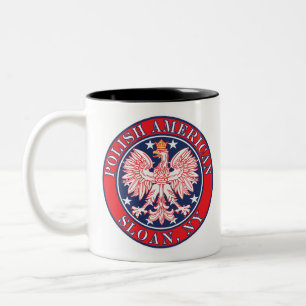 Caneca De Café Em Dois Tons Sloan New York Eagle