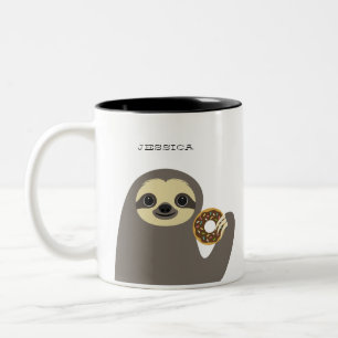 Caneca De Café Em Dois Tons Sloth Mugs