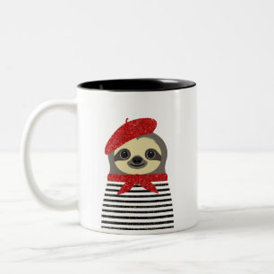 Caneca De Café Em Dois Tons Sloth Mugs