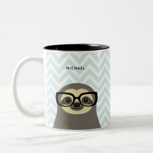 Caneca De Café Em Dois Tons Sloth Mugs