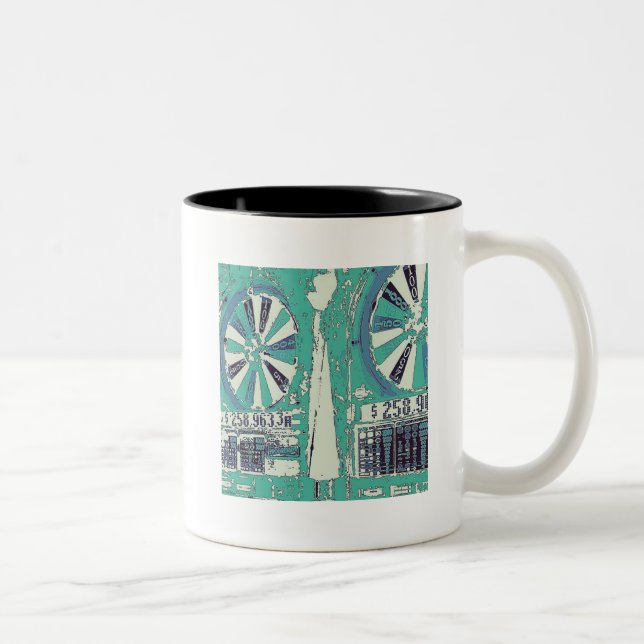 Caneca De Café Em Dois Tons Slots Las Vegas (Direita)