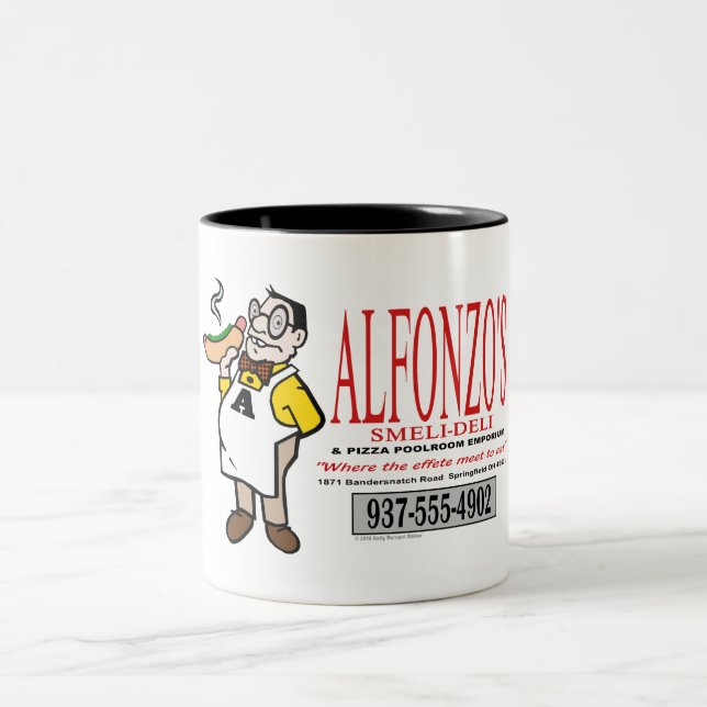 Caneca De Café Em Dois Tons Smeli-Deli Souvenir Mug de Alfonzo (Centro)