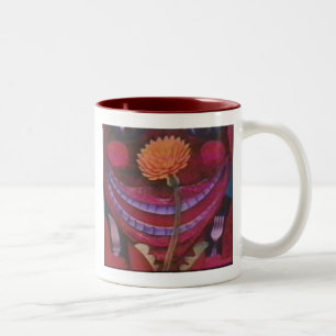 Caneca De Café Em Dois Tons Smile Flower MUG