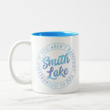 Smith Lake Watercolor, Mug Duplo Lado