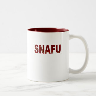 CANECA DE CAFÉ EM DOIS TONS SNAFU