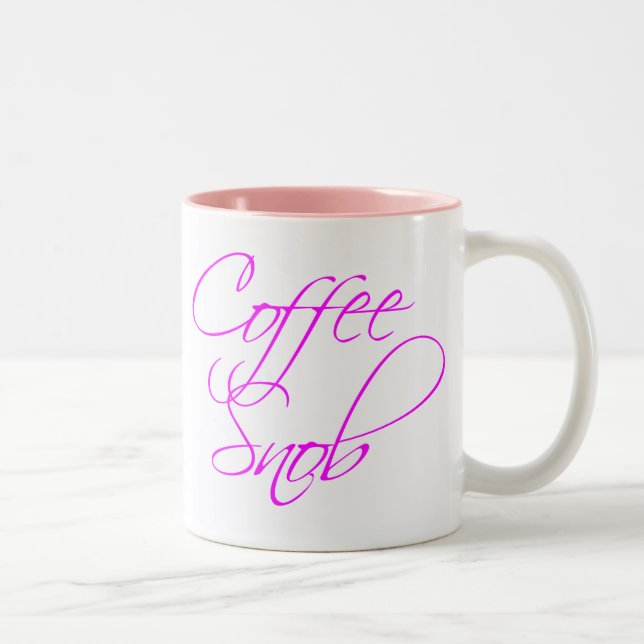 Caneca De Café Em Dois Tons Snobe do café (Direita)
