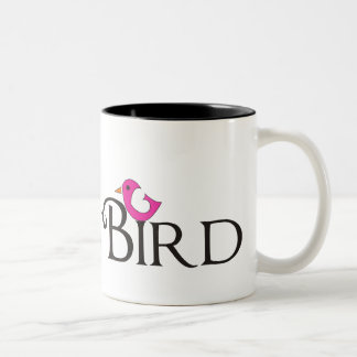 Caneca De Café Em Dois Tons Snowbird cor-de-rosa