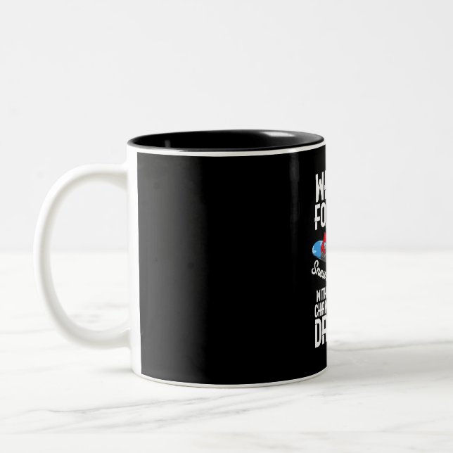 Caneca De Café Em Dois Tons Snowboard Com Possibilidade De Bebendo (Esquerda)
