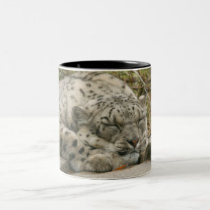 Caneca De Café Em Dois Tons SnowLeopardM001