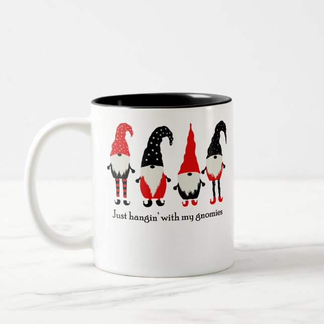 Caneca De Café Em Dois Tons só estou a ficar com os meus fantasmas (Esquerda)