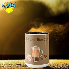 Caneca De Café Em Dois Tons Só Mais Uma Taça