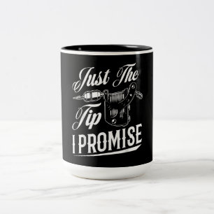 Caneca De Café Em Dois Tons Só O Tatuador De Tatuagem Engraçado Presente Tat