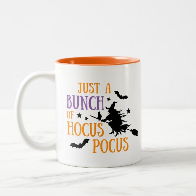 Caneca De Café Em Dois Tons Só Um Monte De Halloween De Pocus (Esquerda)