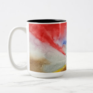 Caneca De Café Em Dois Tons Sobre a Visão das Flores e Árvores, 1922 por Hilma