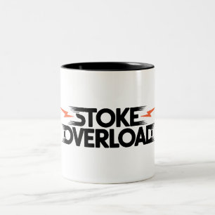 Caneca De Café Em Dois Tons Sobrecarga de Stoke Relâmpago