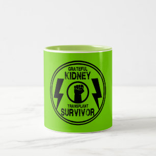 Caneca De Café Em Dois Tons Sobrevivência do transplante renal