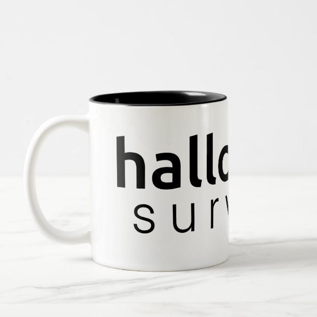 Caneca De Café Em Dois Tons sobrevivente de Halloween (Esquerda)