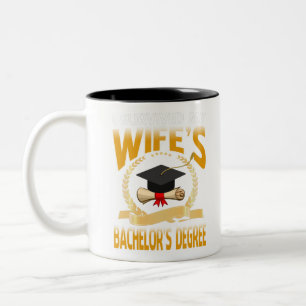 Caneca De Café Em Dois Tons Sobrevivi ao Solteiro da minha esposa