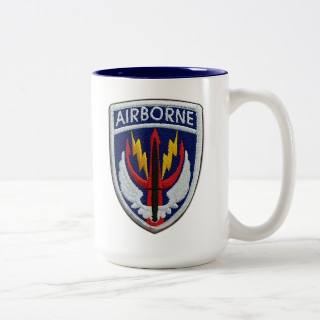 Caneca De Café Em Dois Tons SOCCENT Special Ops central vets patch (Direita)